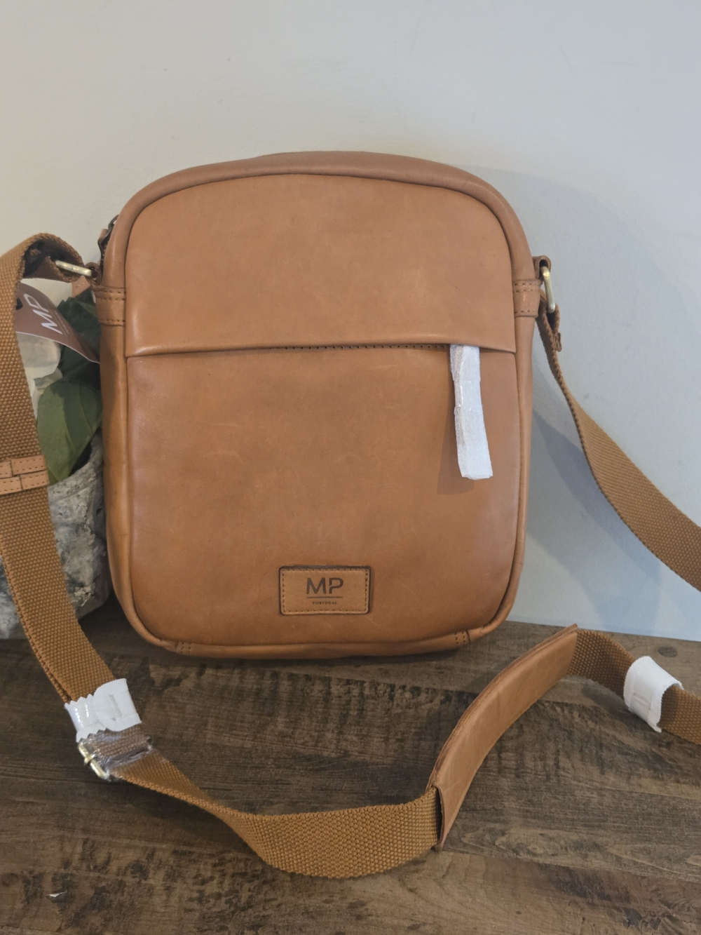 Marta Ponti Leather Crossbody Messenger Bag‎ Business Casual Travel Purse